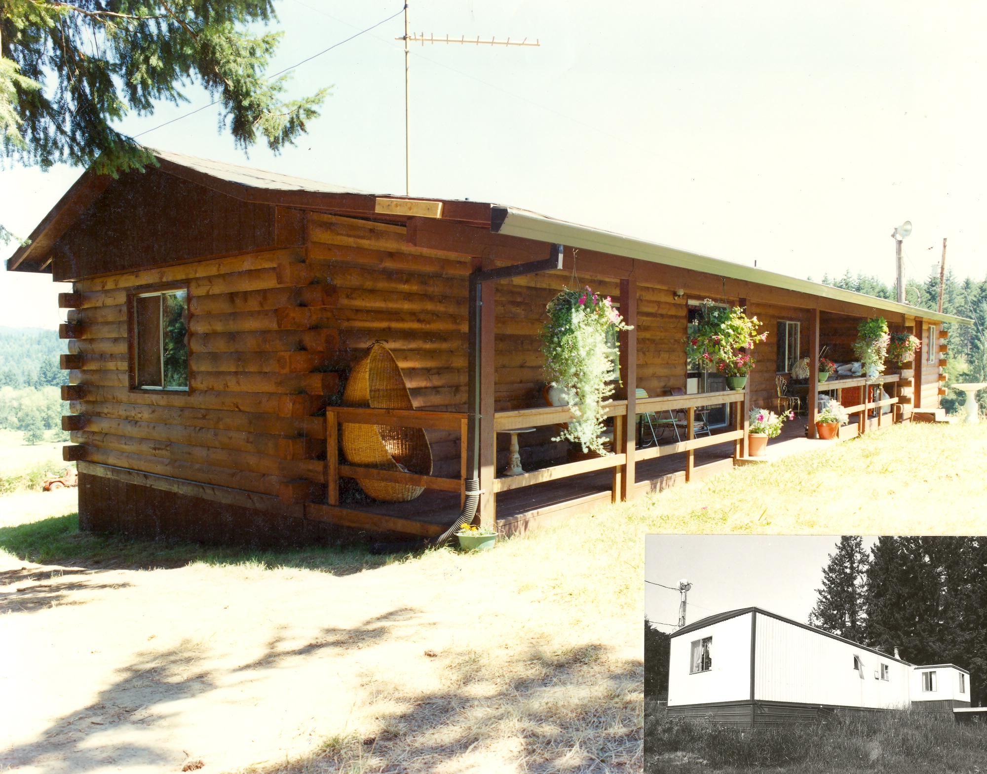 log cabin siding mobile homes